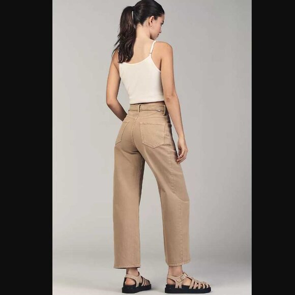 New 33 Mother x Anthropologie The Half Pipe Flood barrel jeans The Devil May - Picture 3 of 13